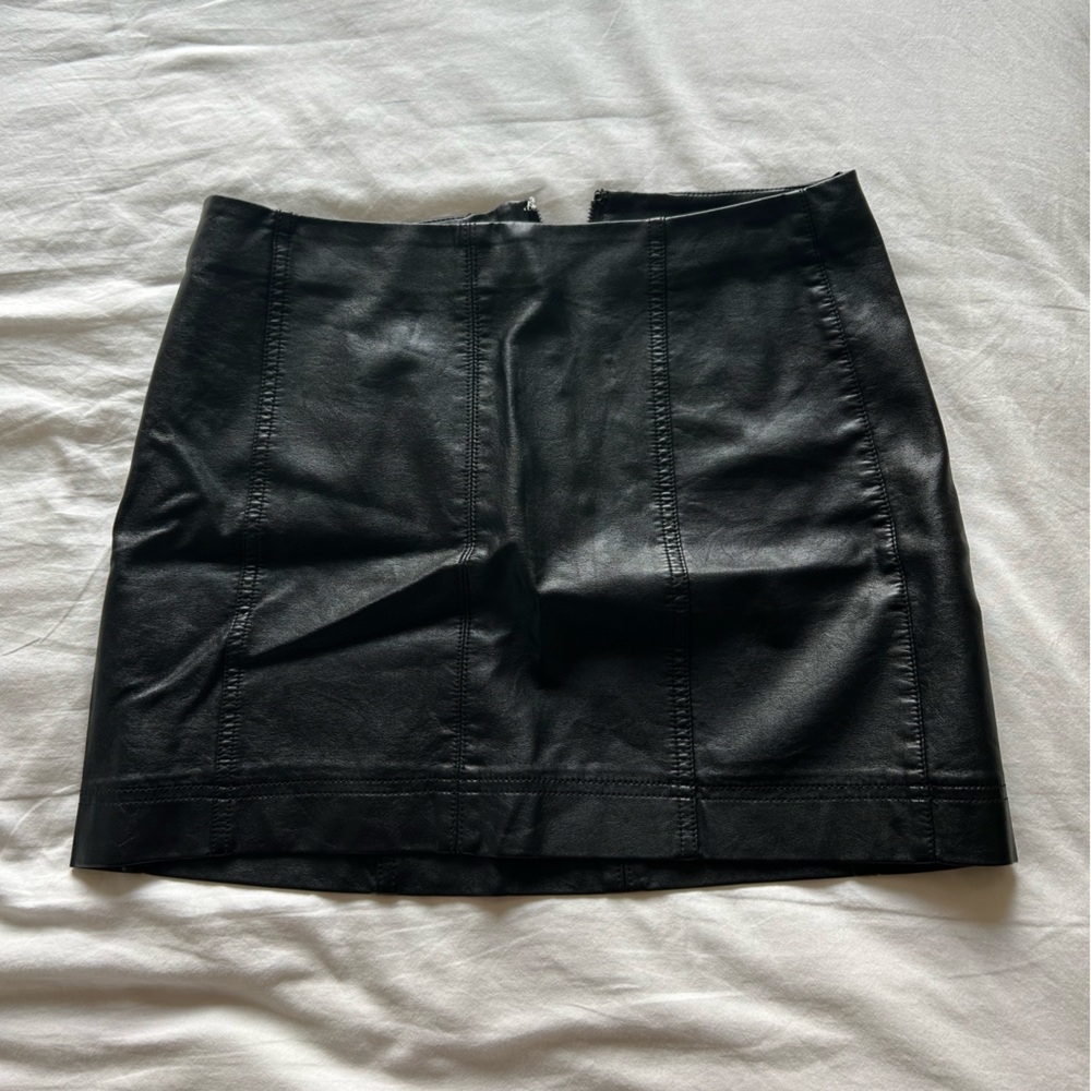 Wild fable leather skirt